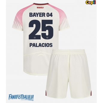 Bayer Leverkusen Exequiel Palacios #25 Echipament de Fotbal Replică 2025-26 Copii Deplasare (+ Șorturi)